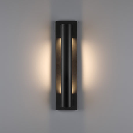 Austin LED Outdoor Wall Light, Black