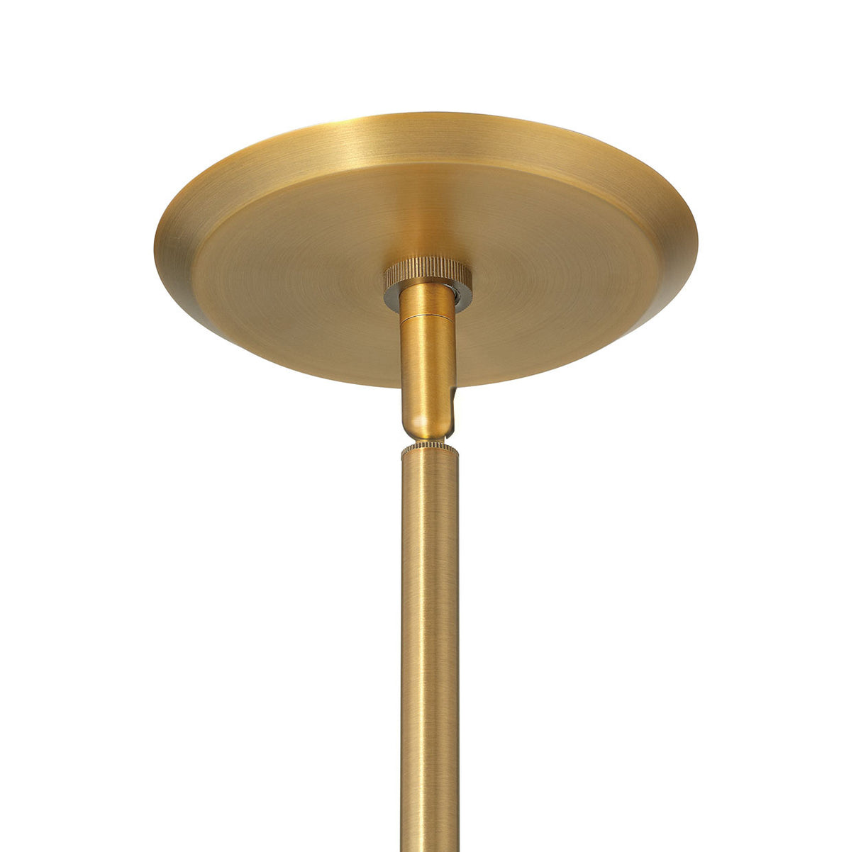 Vince 4 Light Linear Pendant 40", Aged Brass