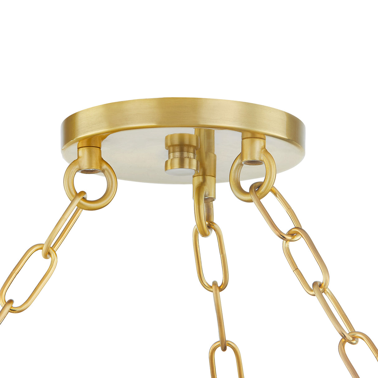 Willa Pendant 18", White-Washed Wood and Aged Brass