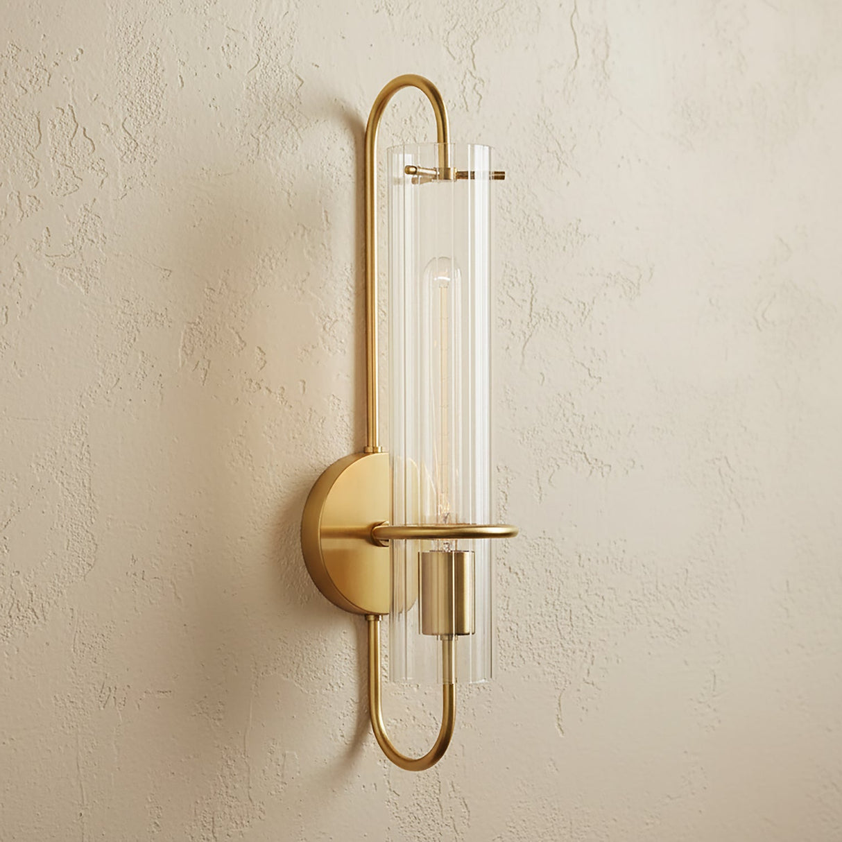 Camie Wall Sconce 20", Aged Brass