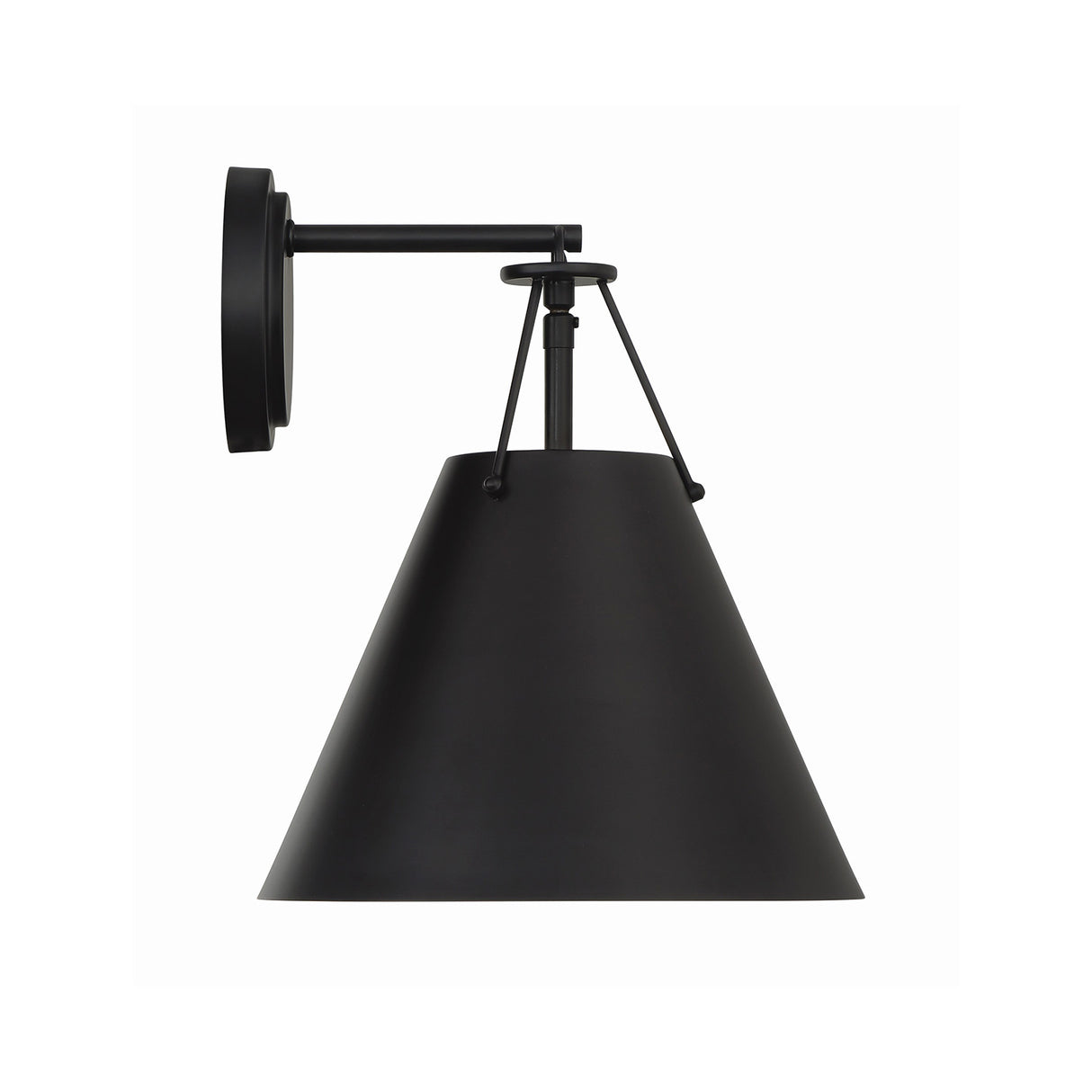 Bowie Wall Sconce, Matte Black