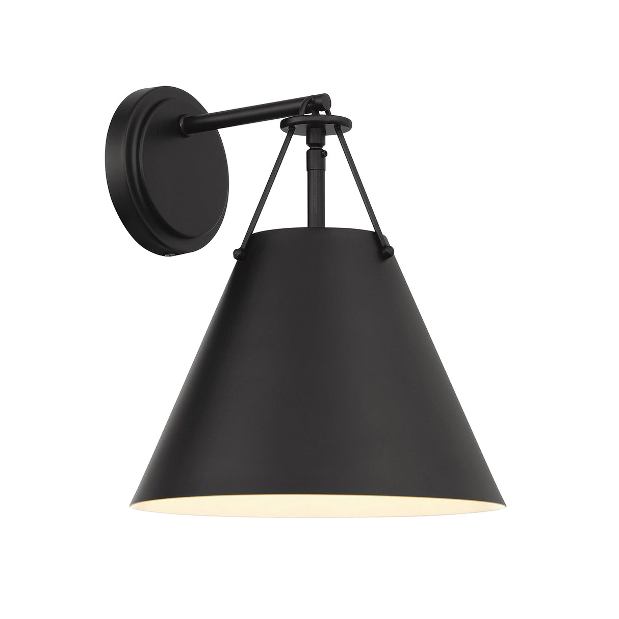 Bowie Wall Sconce, Matte Black
