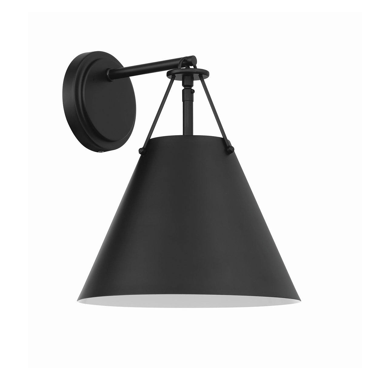 Bowie Wall Sconce, Matte Black