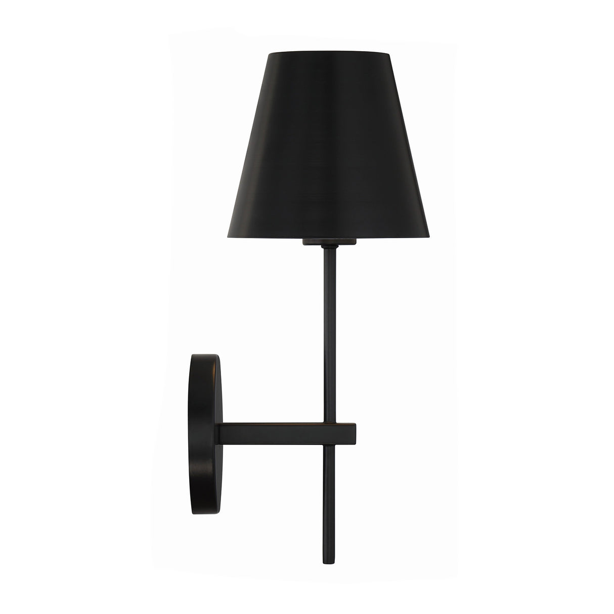 Banks Wall Sconce, Matte Black