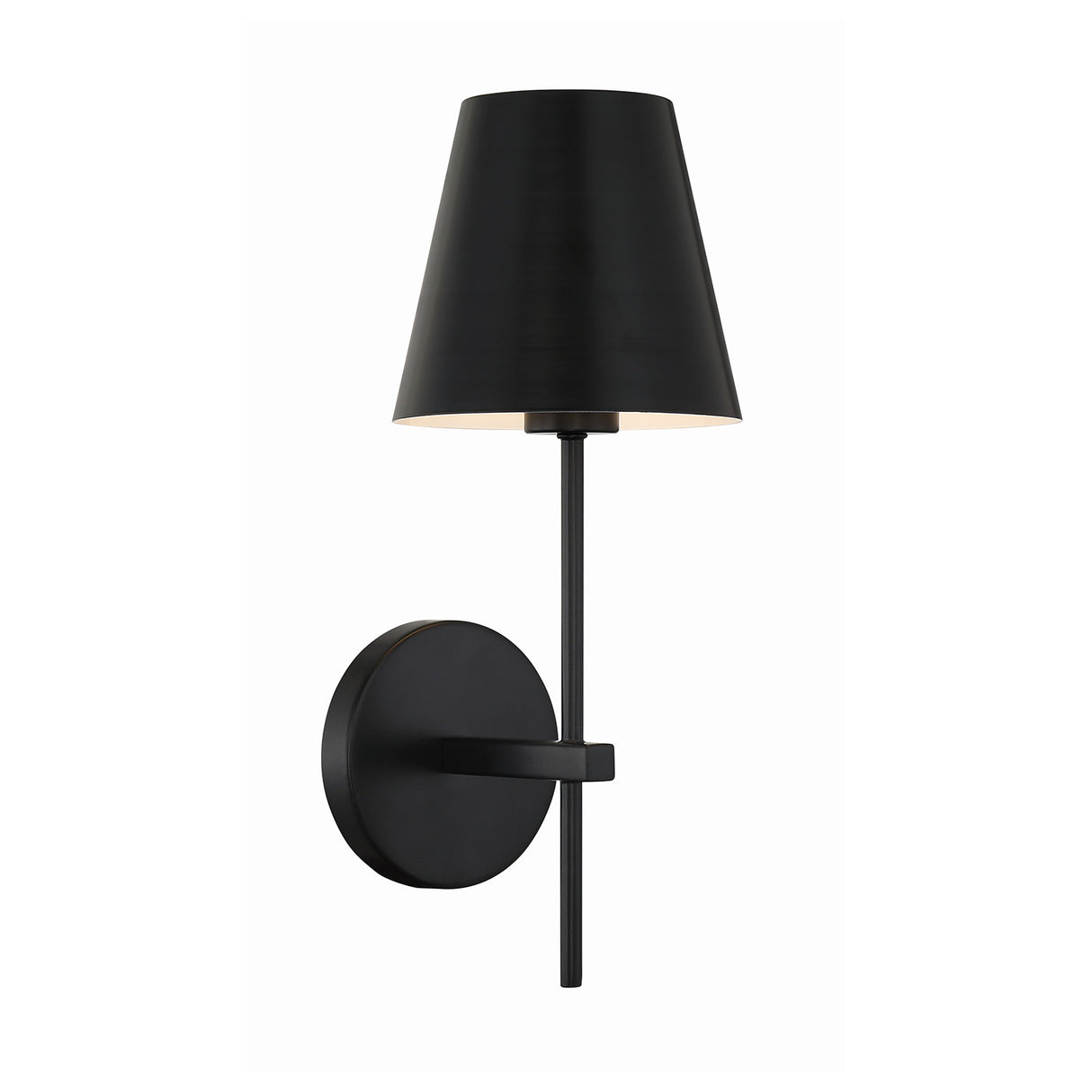 Banks Wall Sconce, Matte Black
