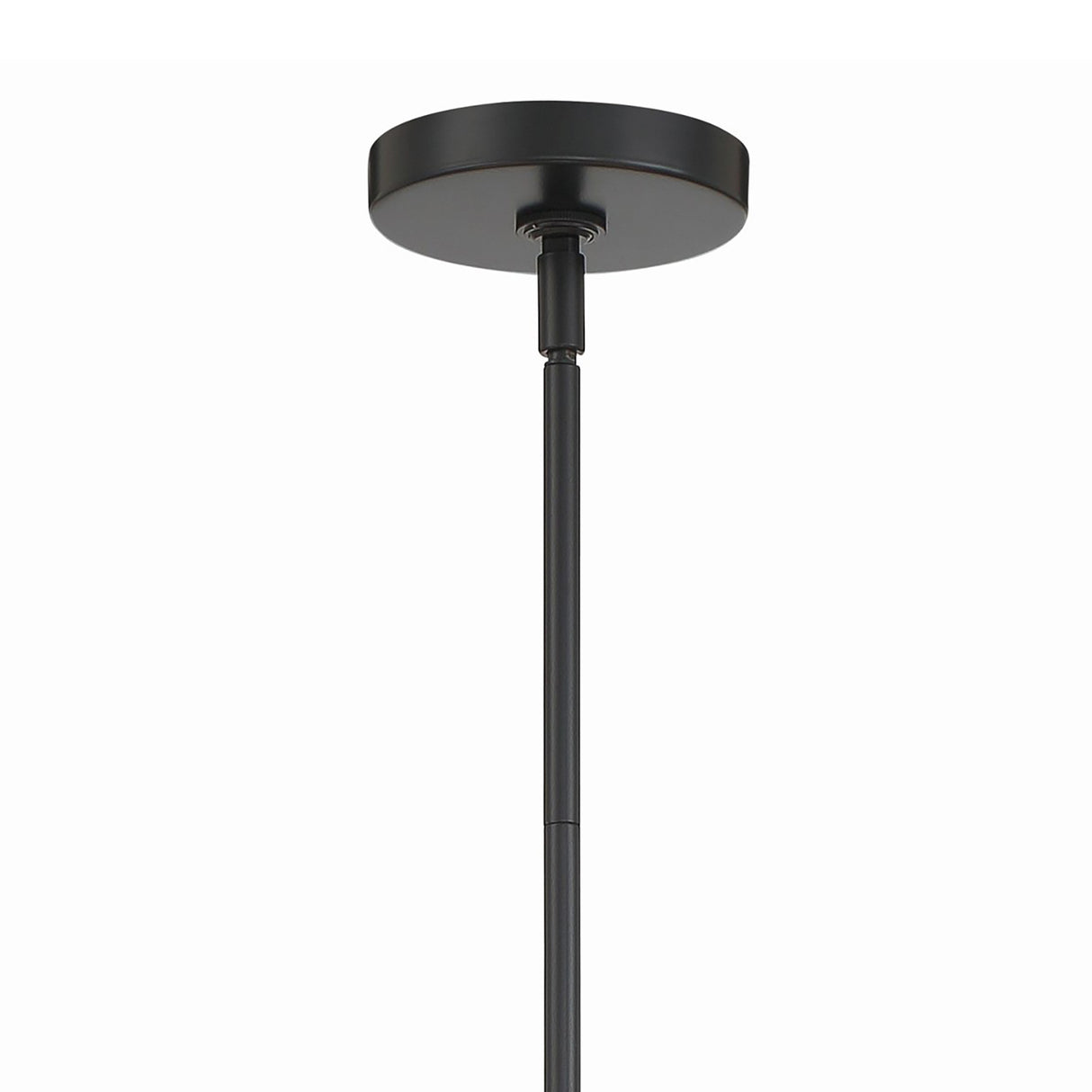 Banks 4 Light Chandelier 32", Matte Black
