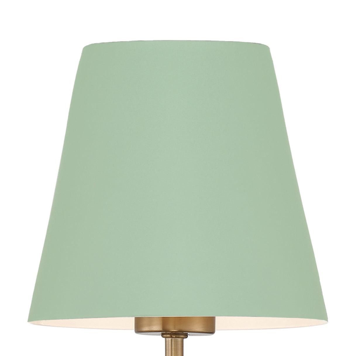 Banks 4 Light Chandelier 32", Sage Green and Brass