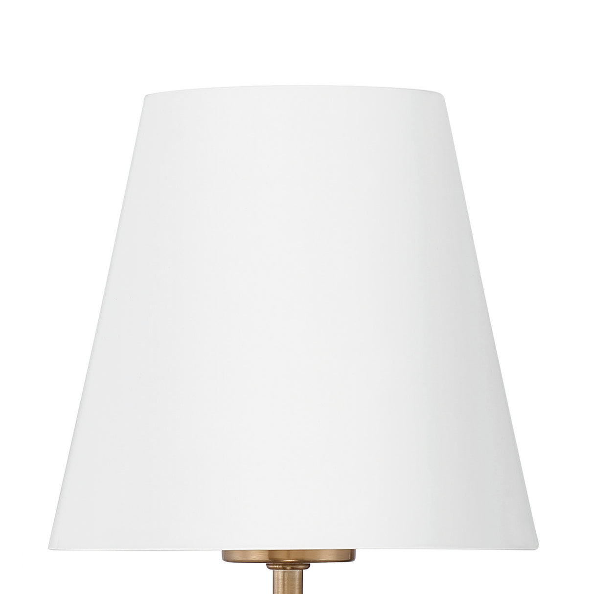 Banks 4 Light Chandelier 32", White and Brass