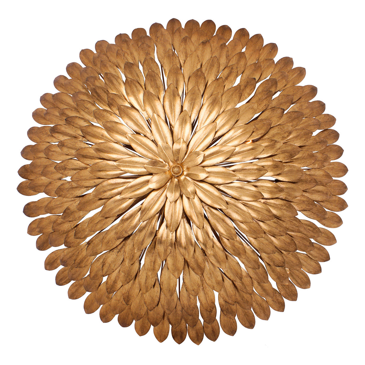 Alysa Flush Mount 24", Antique Gold