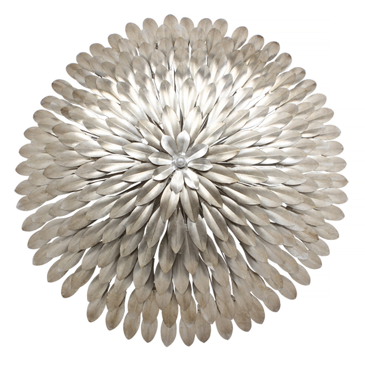 Alysa Flush Mount 24", Antique Silver