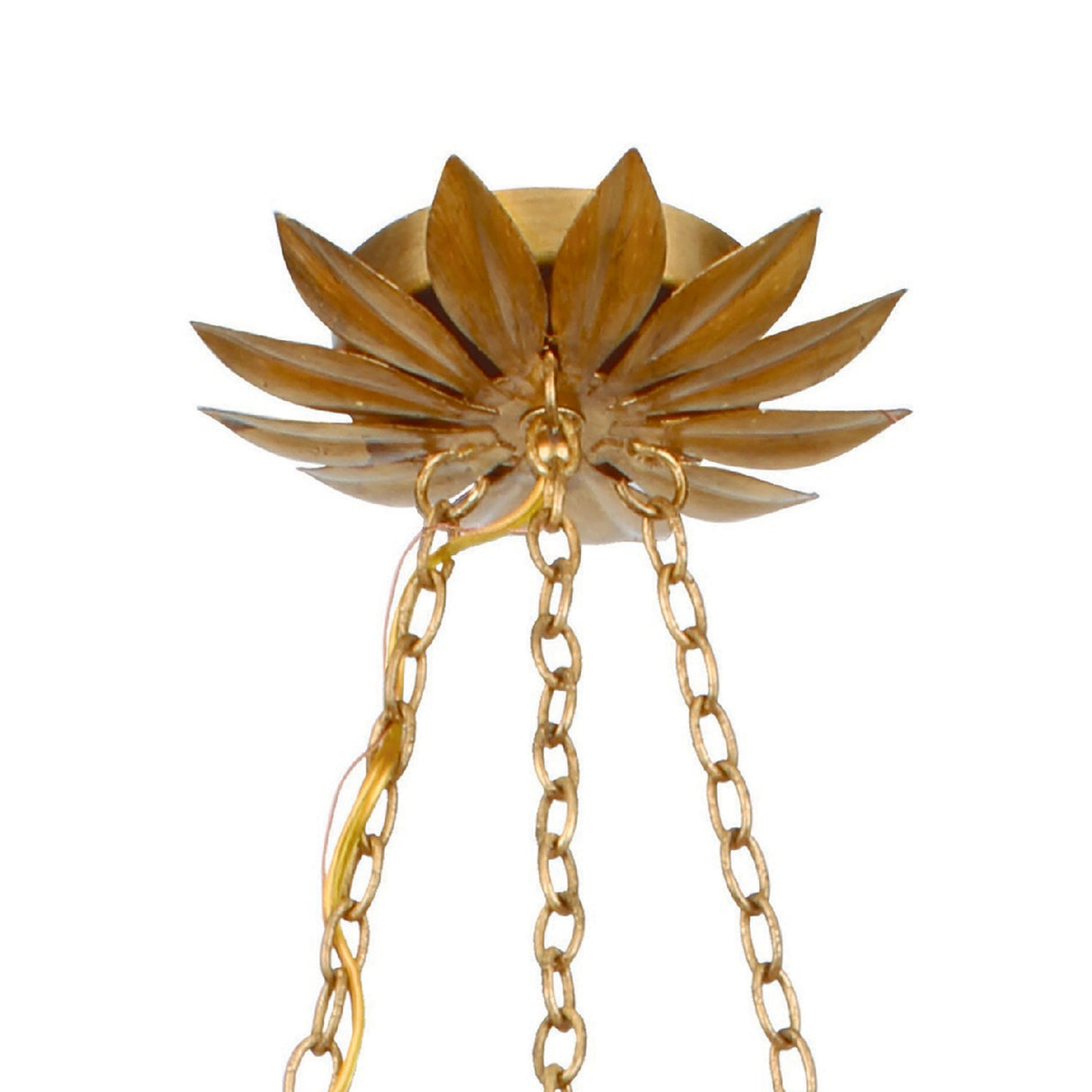 Alysa Pendant 24", Antique Gold