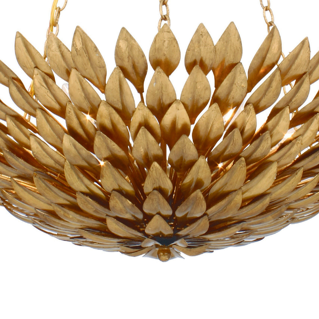 Alysa Semi-Flush 24", Antique Gold