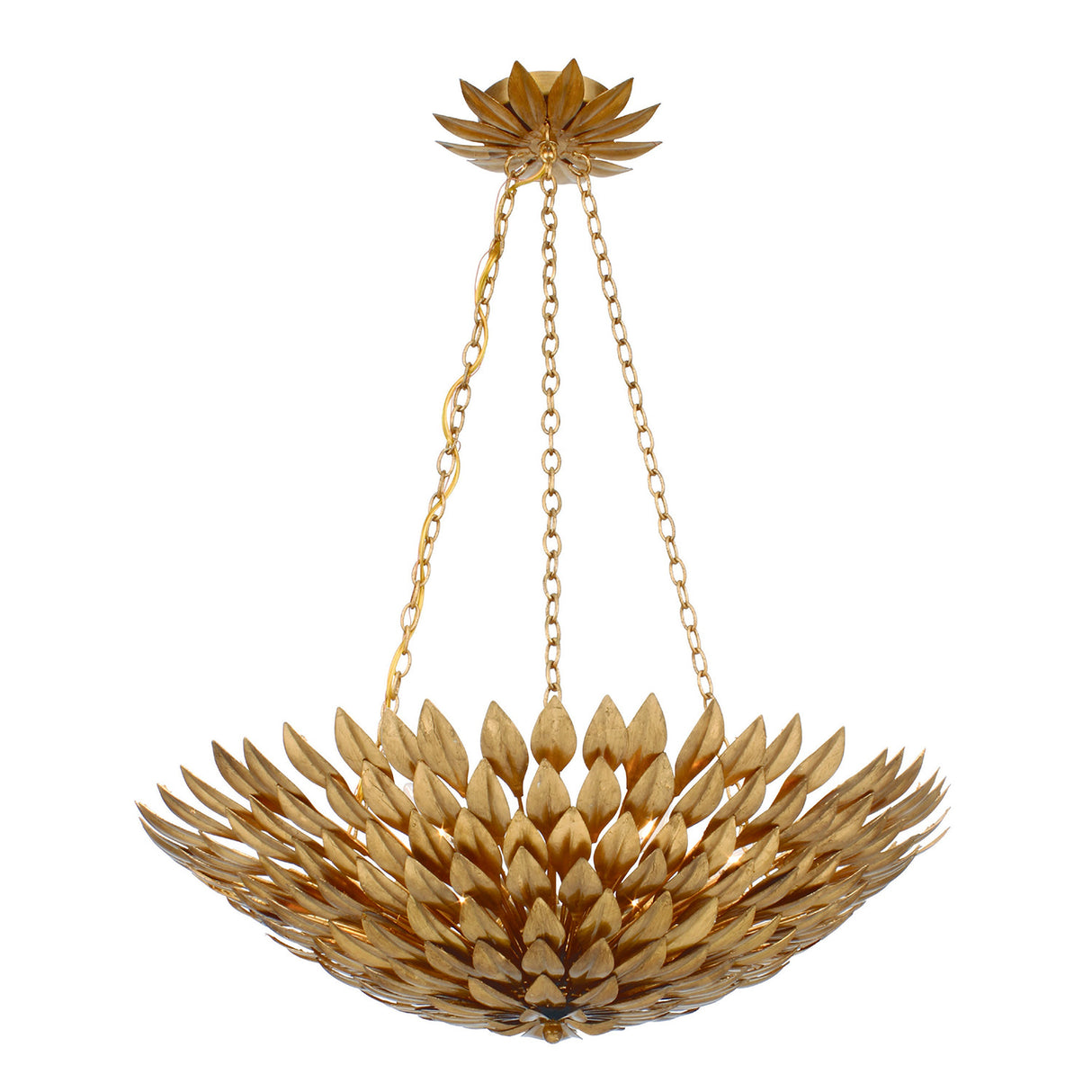 Alysa Pendant 24", Antique Gold