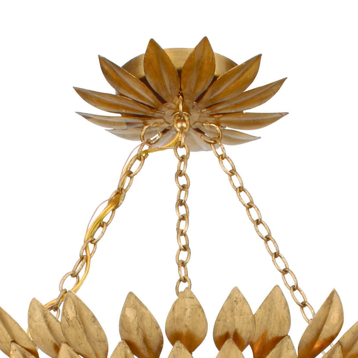 Alysa Semi-Flush 24", Antique Gold