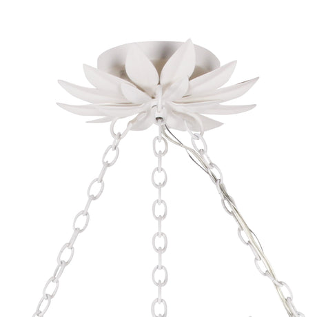 Alysa Semi-Flush 24", Matte White