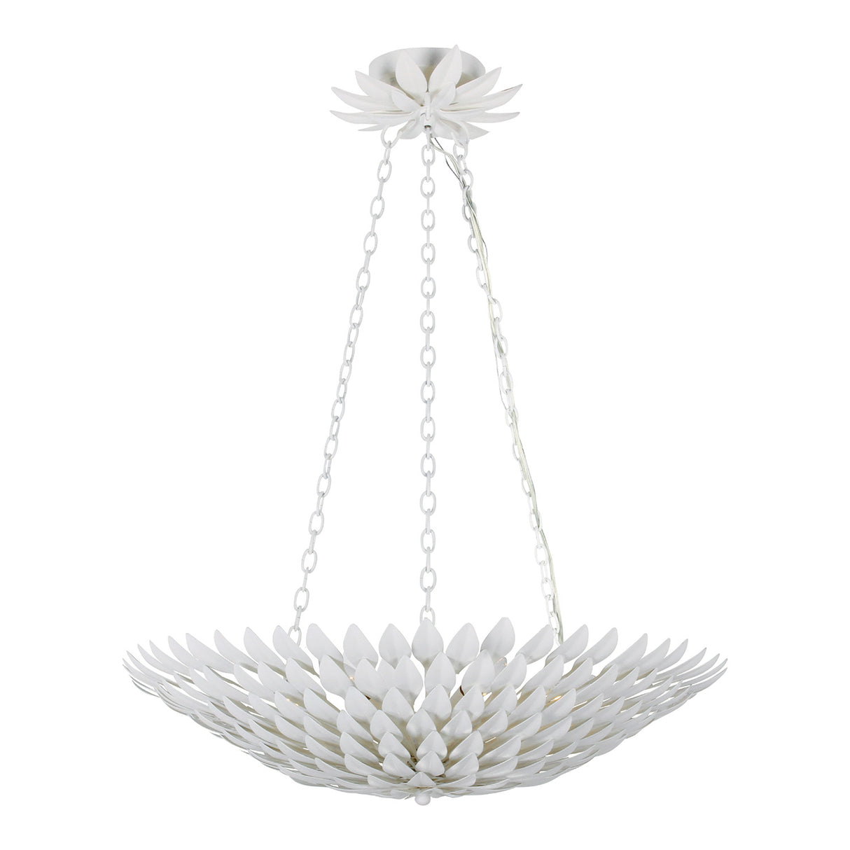 Alysa Pendant 24", Matte White