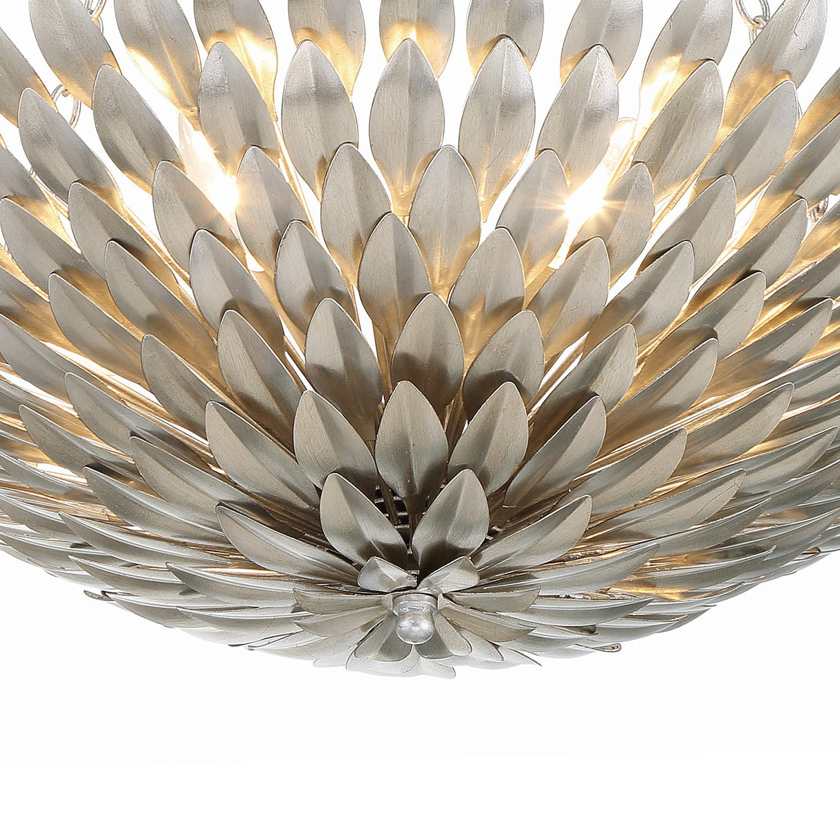 Alysa Semi-Flush 24", Antique Silver