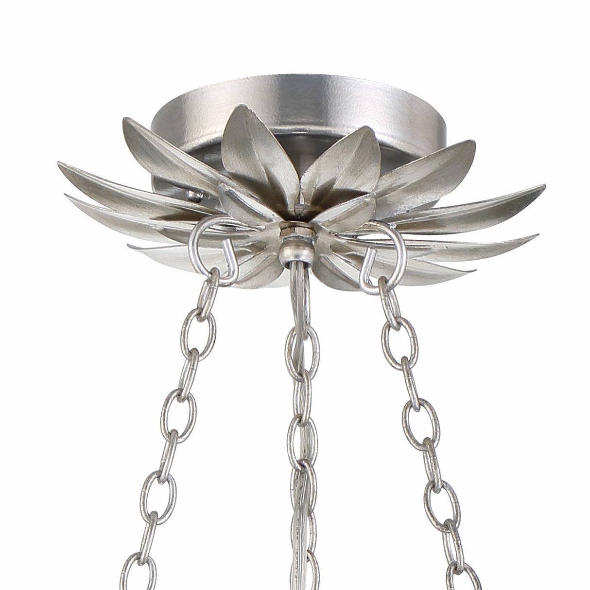 Alysa Pendant 24", Antique Silver