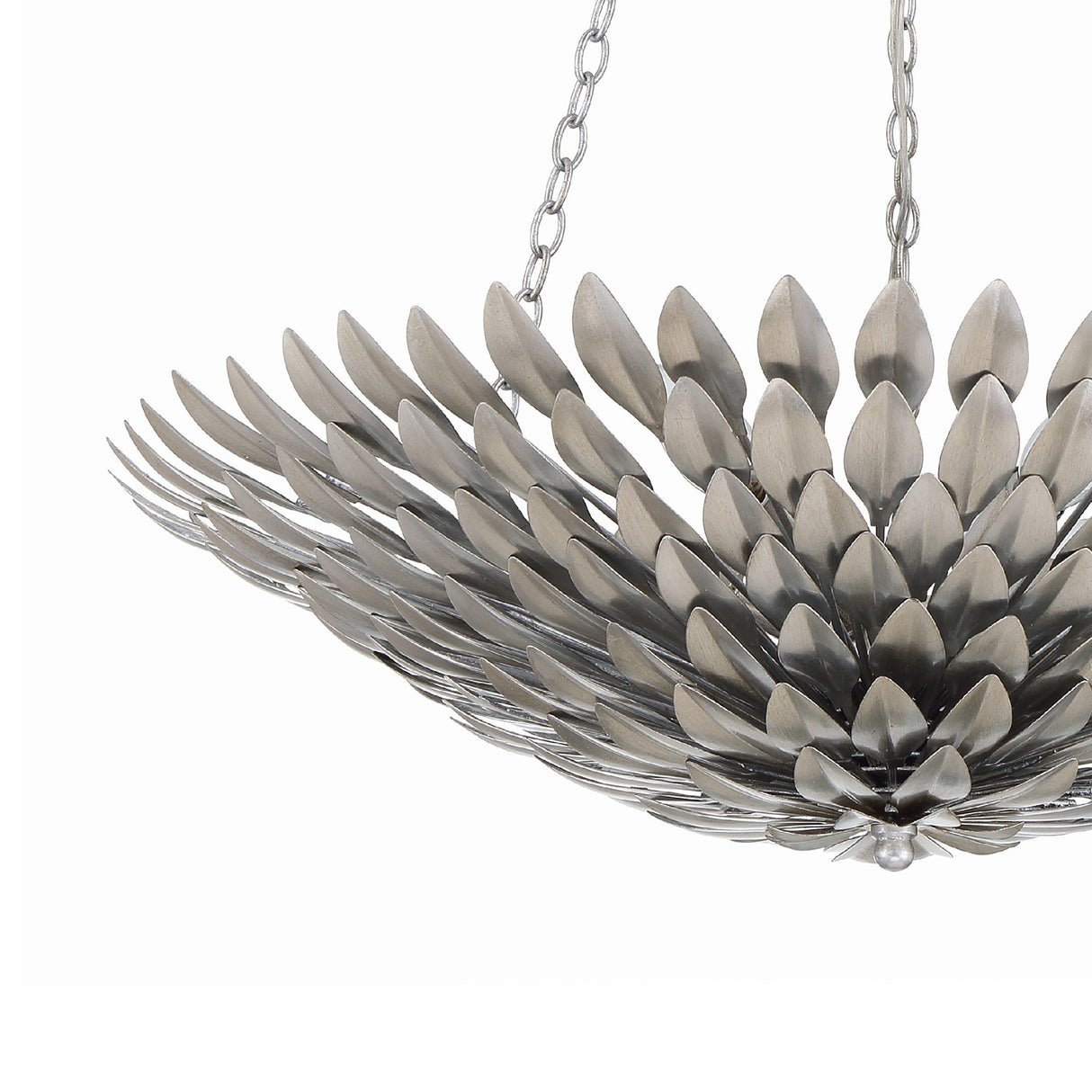 Alysa Pendant 24", Antique Silver