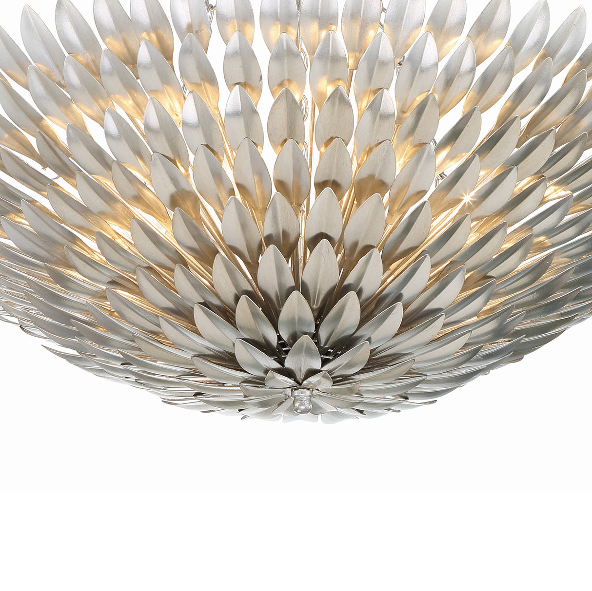 Alysa Semi-Flush 30", Antique Silver