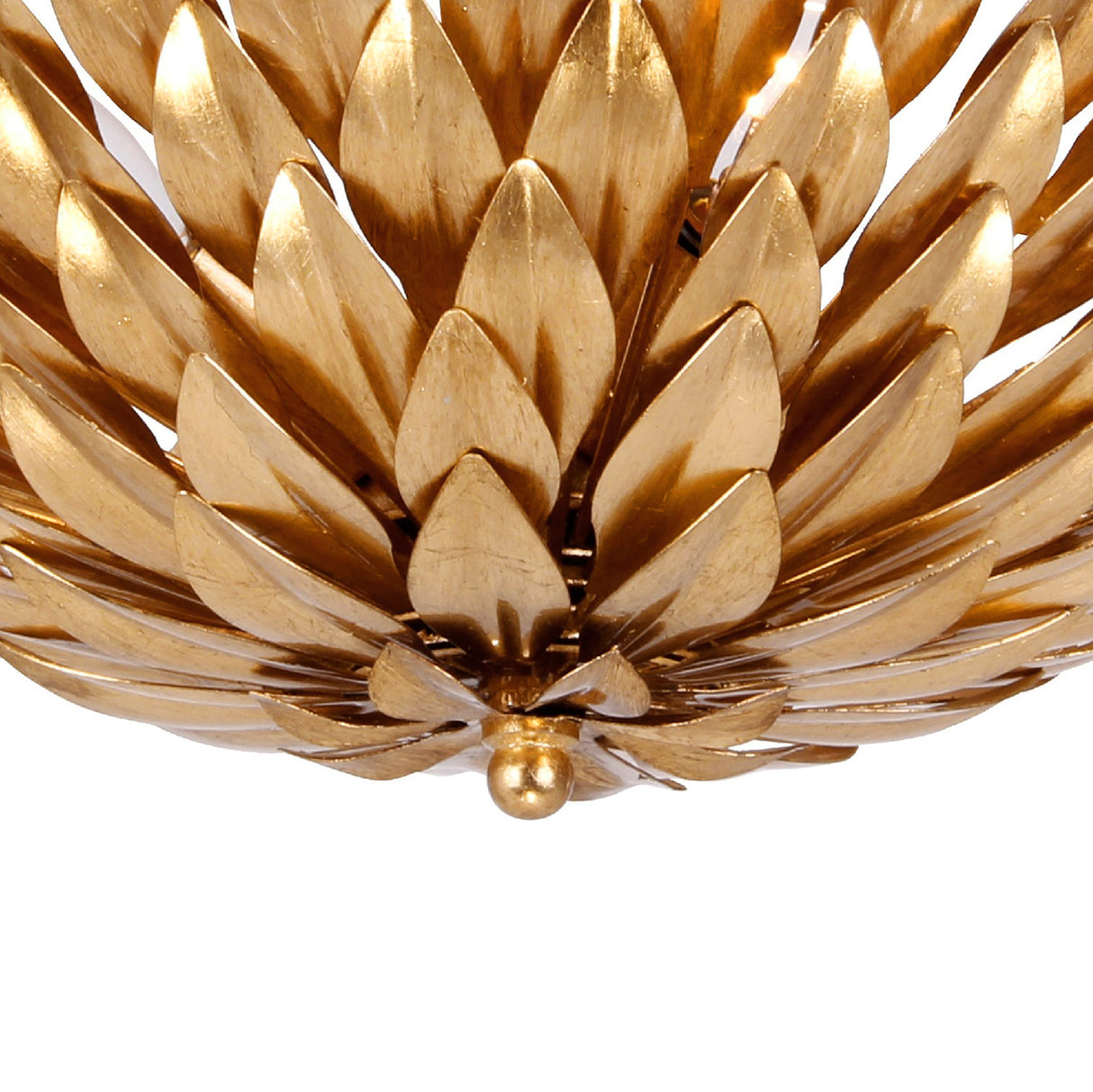 Alysa Semi-Flush 16”, Antique Gold