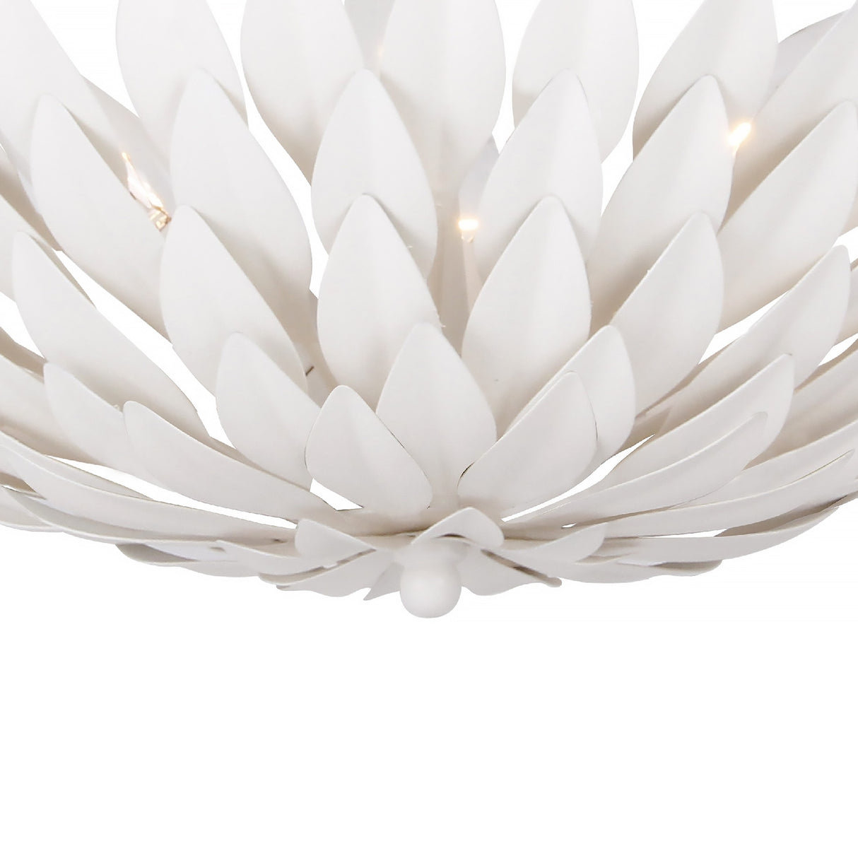 Alysa Semi-Flush 16”, Matte White