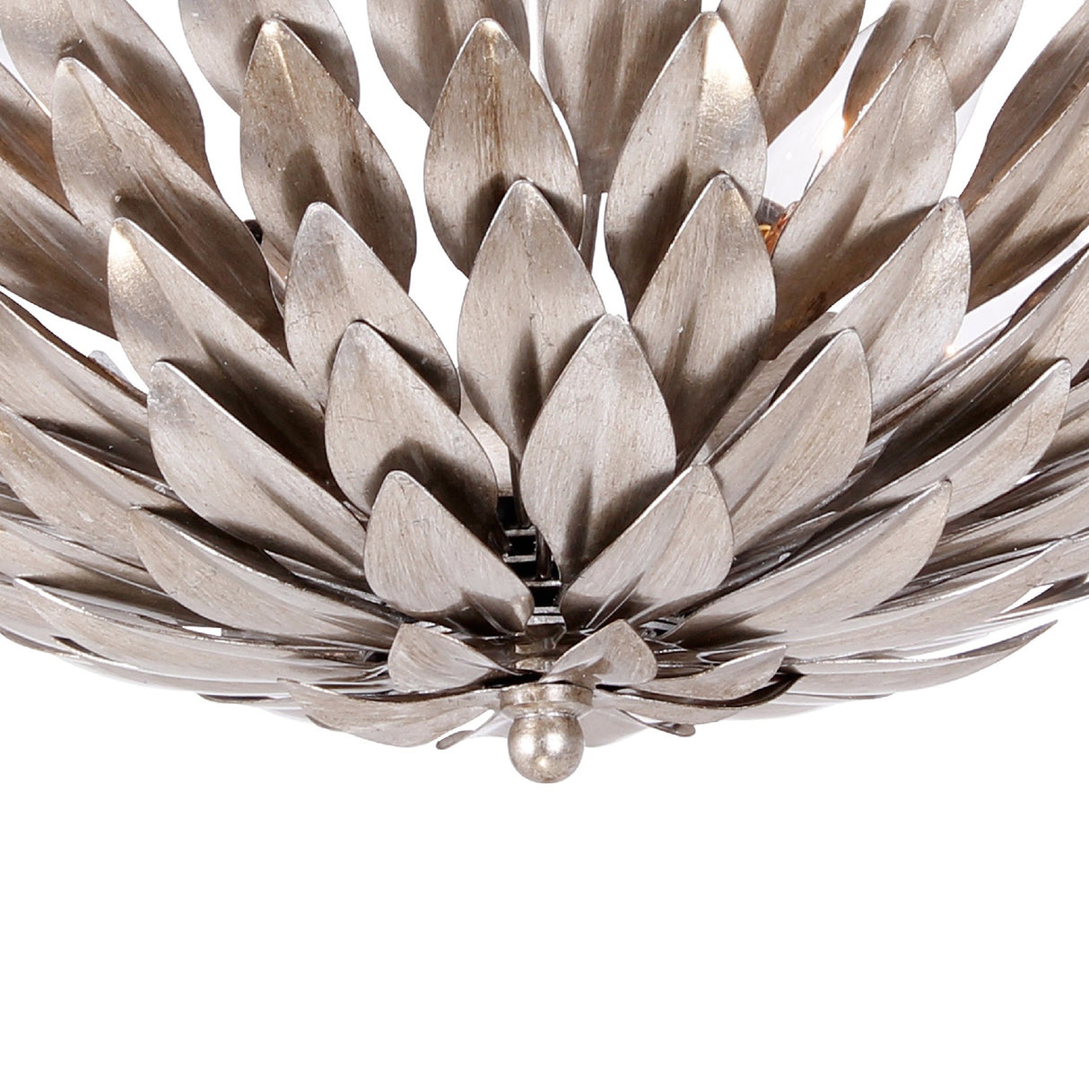 Alysa Semi-Flush 16”, Antique Silver