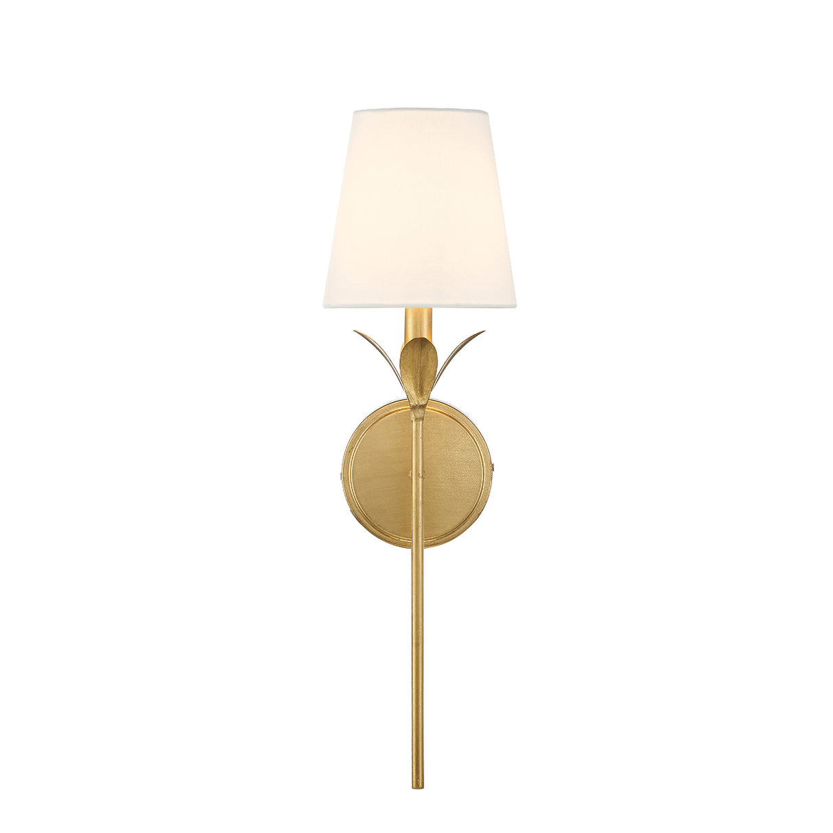 Alice Single Wall Sconce 21", Antique Gold