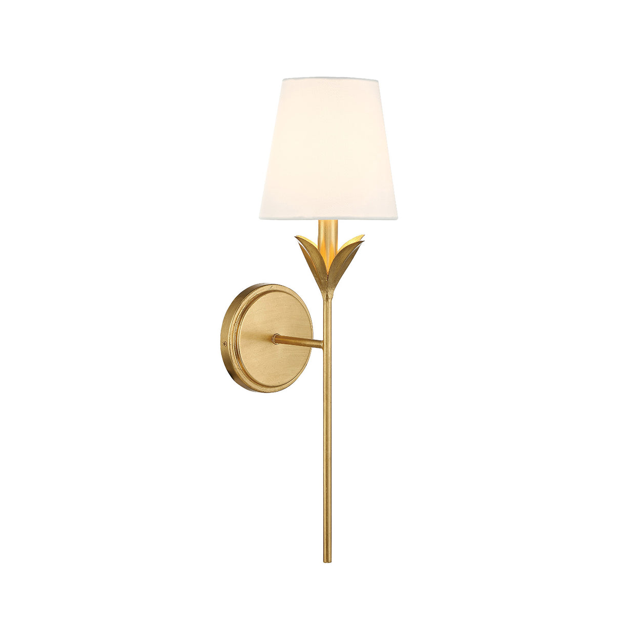 Alice Single Wall Sconce 21", Antique Gold