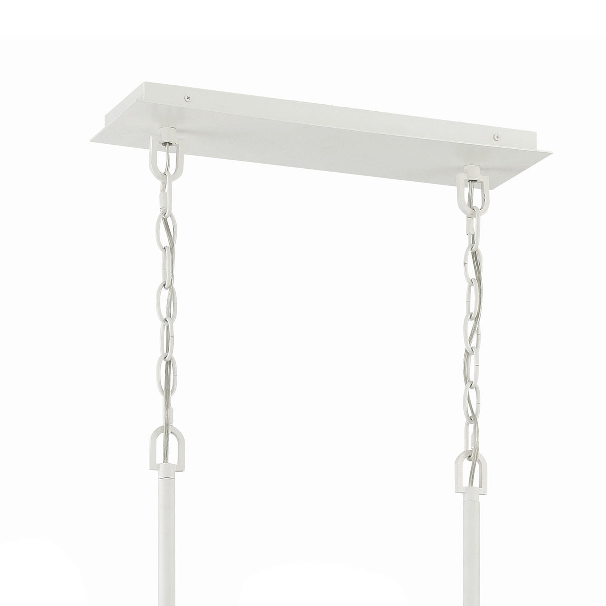 Alice 5 Light Linear Chandelier 53", Matte White