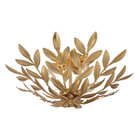 Alison Semi-Flush 21", Antique Gold