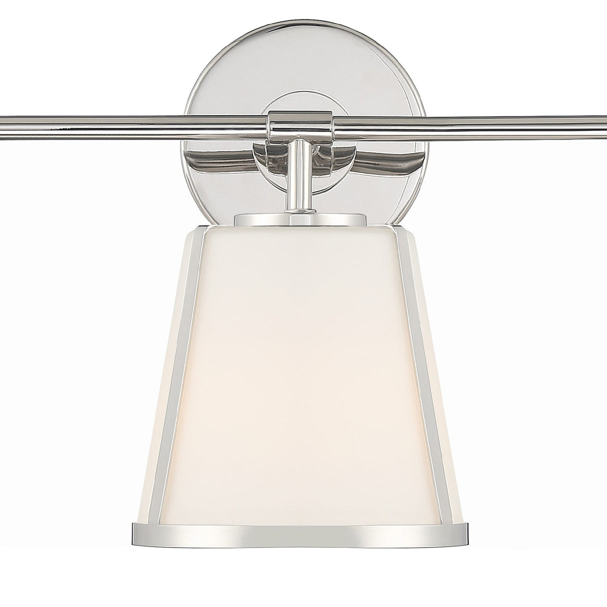 Hoyt 3 Light Vanity, Polished Nickel with Opal Glass