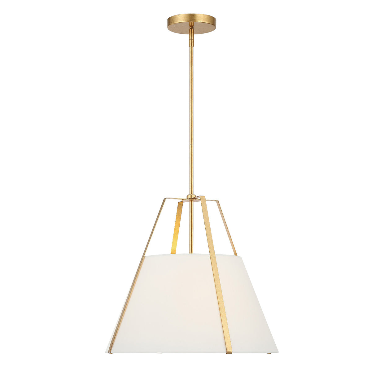 Hoyt Pendant 20", Antique Gold