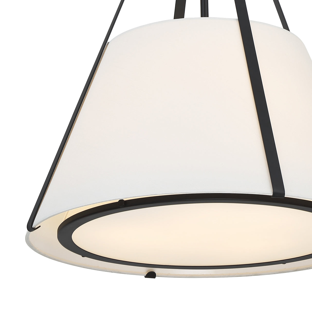 Hoyt Large Conical Pendant 20", Black