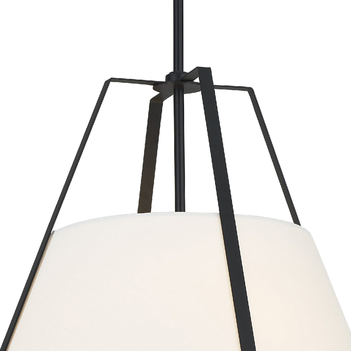 Hoyt Large Conical Pendant 20", Black