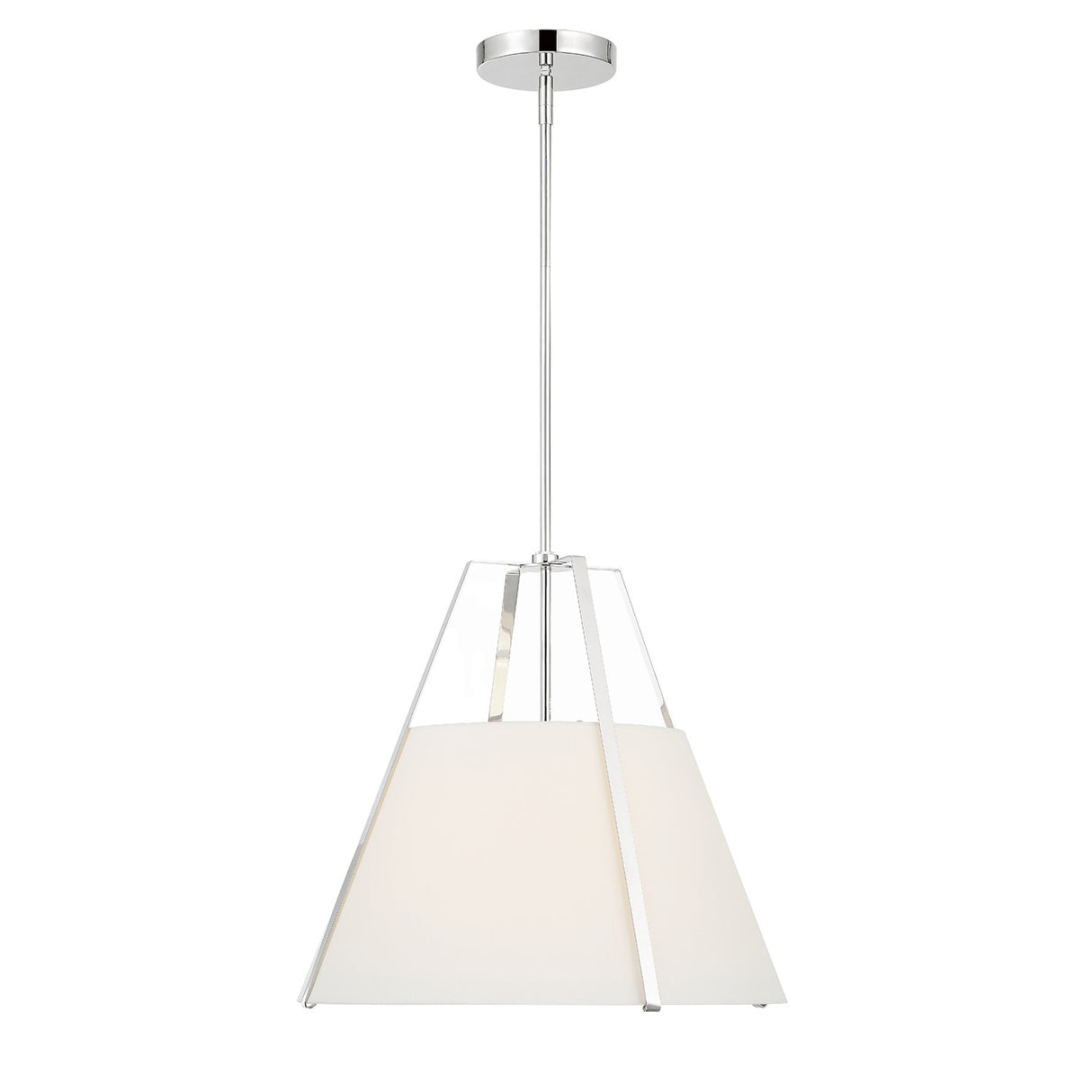 Hoyt Pendant 20", Polished Nickel