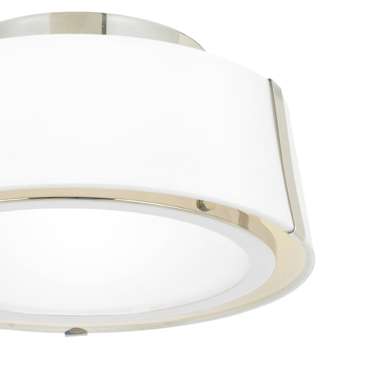 Hoyt Small Flush Mount 12", Polished Nickel