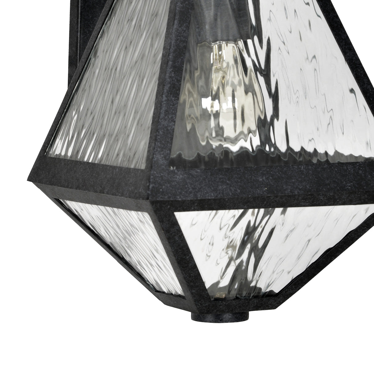 Emmett Outdoor Wall Light, Small 13" Black Charcoal
