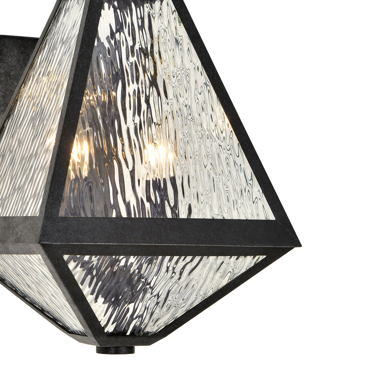 Emmett Outdoor Wall Light, Medium 17" Black Charcoal
