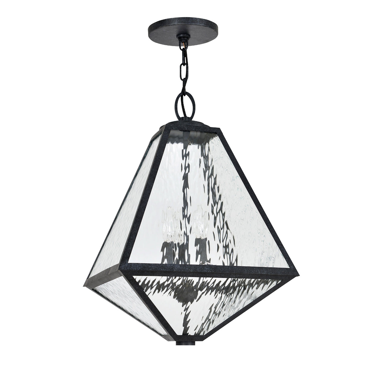 Emmett Outdoor Hanging Light, Black Charcoal