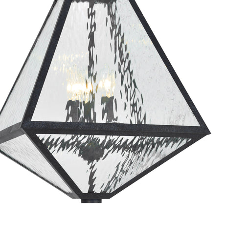 Emmett Outdoor Hanging Light, Black Charcoal