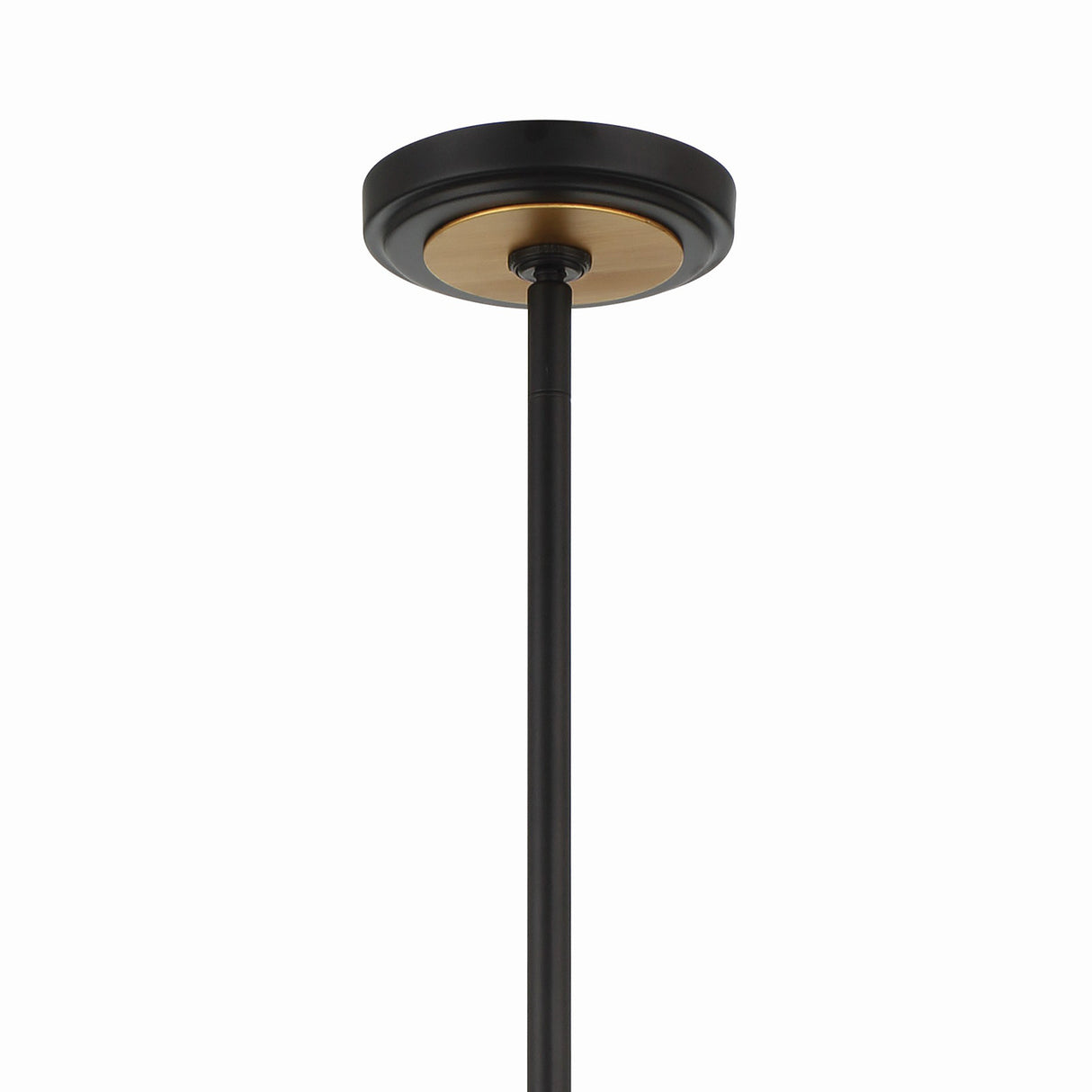 Tobin Outdoor Pendant Light 16", Black and Textured Gold