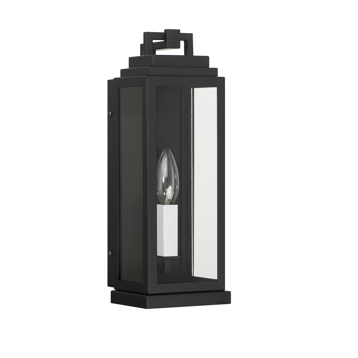 Easton Outdoor Wall Light, Small 14" Black