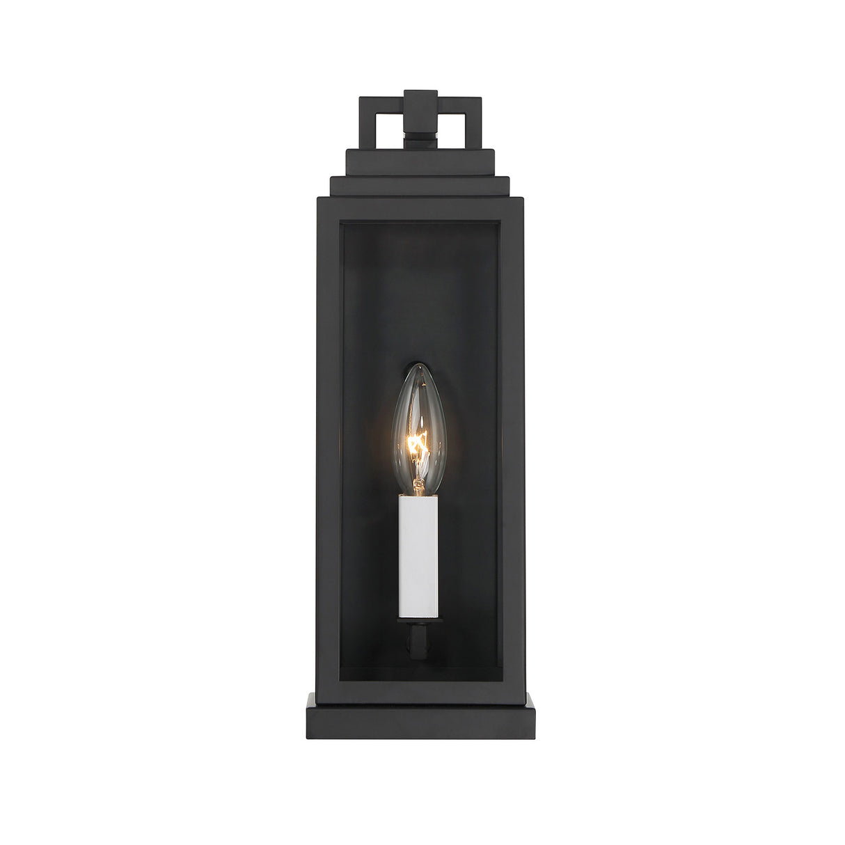 Easton Outdoor Wall Light, Small 14" Black