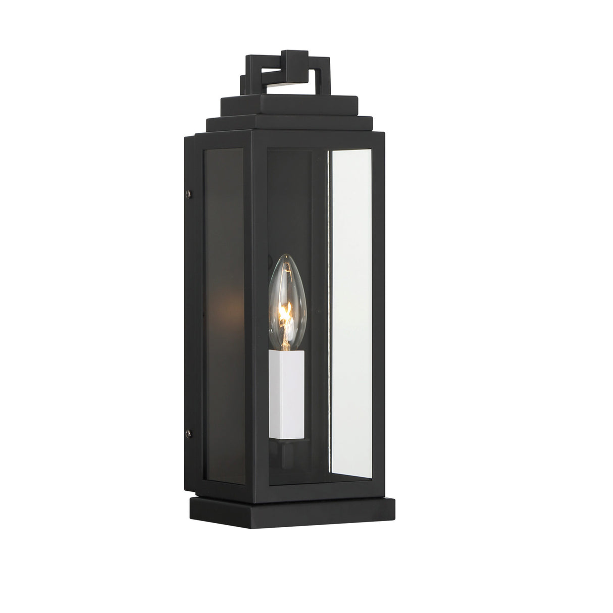 Easton Outdoor Wall Light, Small 14" Black