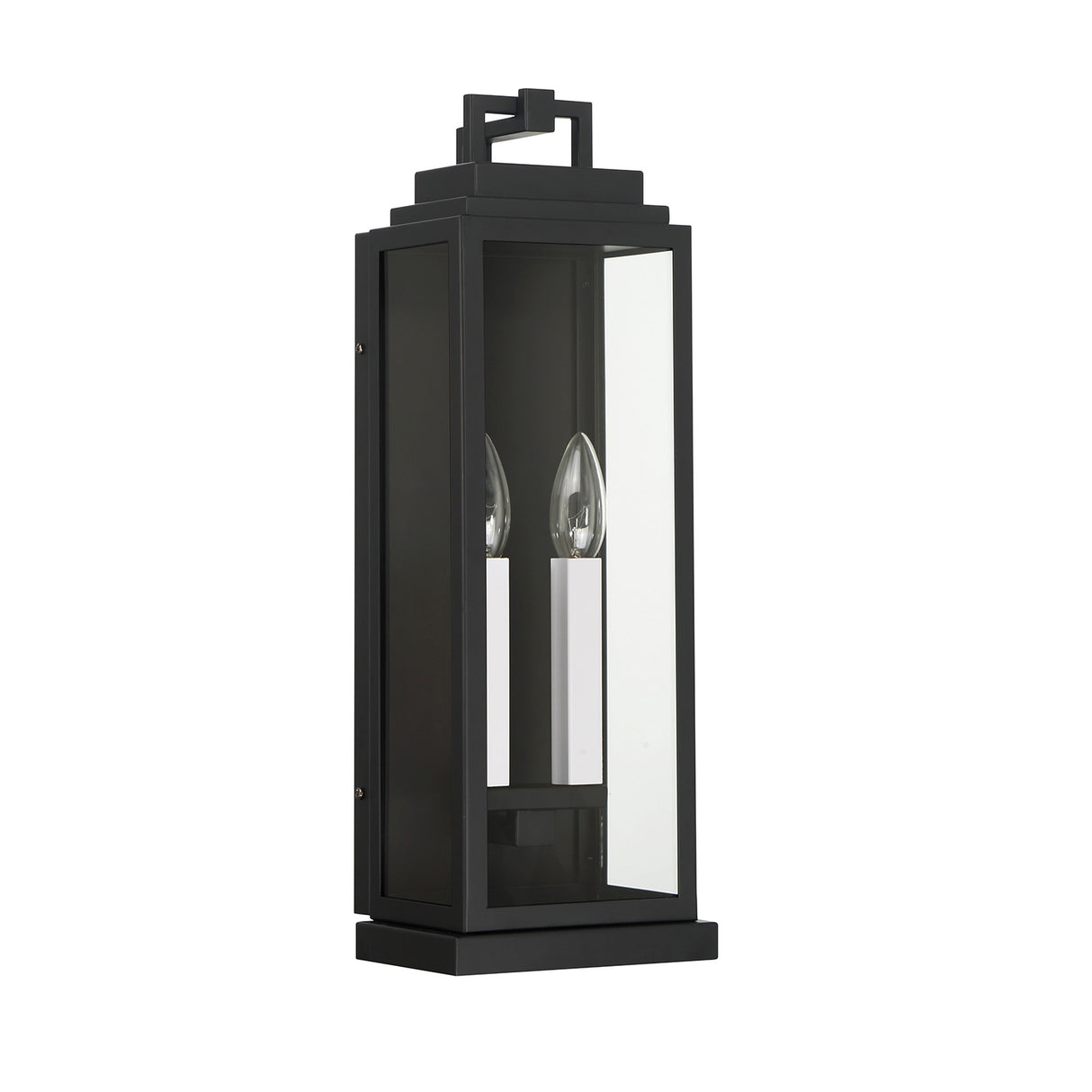 Easton Outdoor Wall Light, Medium 19" Black