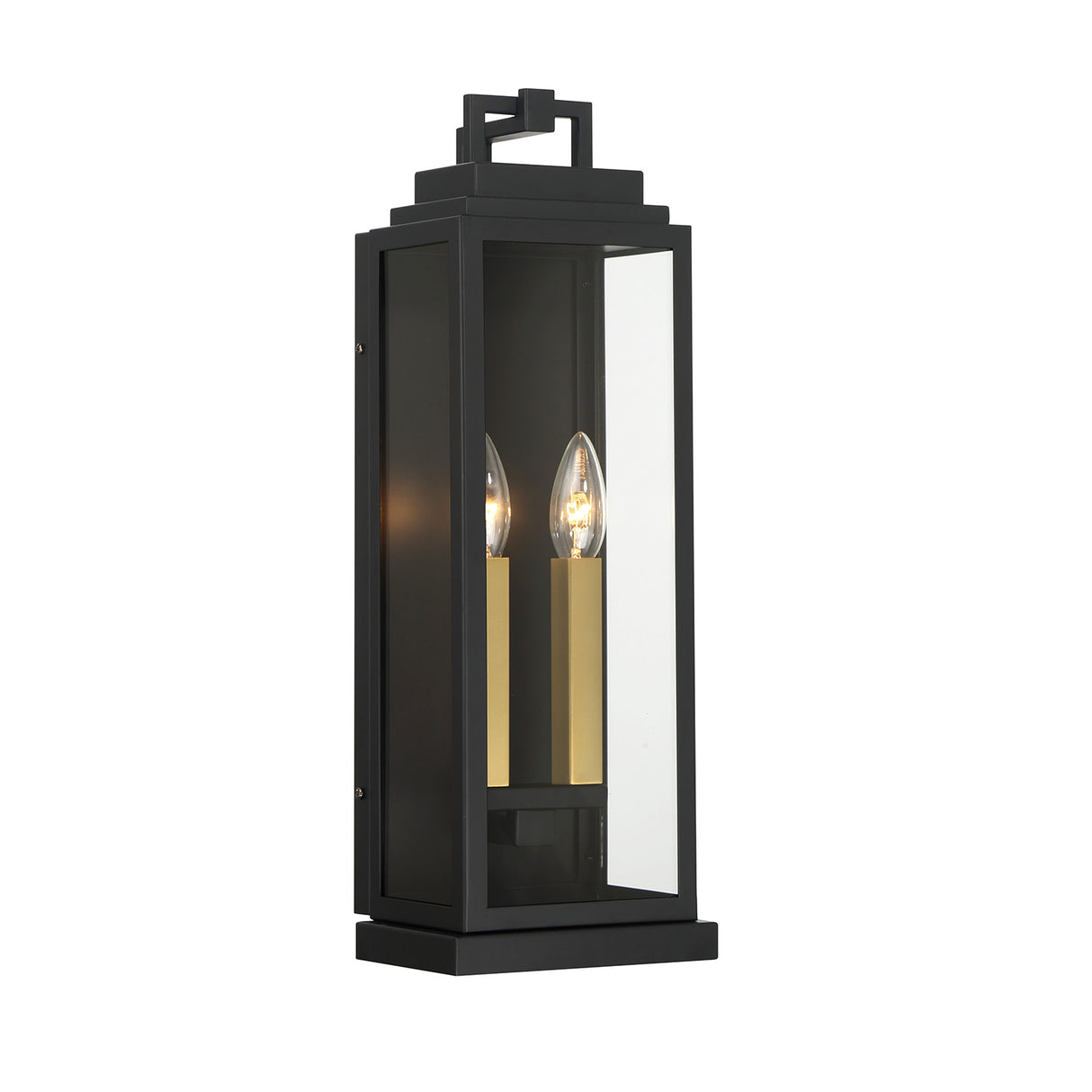Easton Outdoor Wall Light, Medium 19" Black