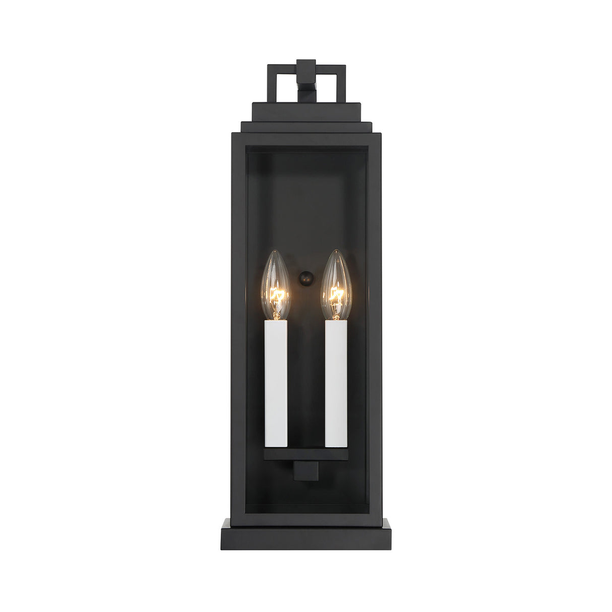 Easton Outdoor Wall Light, Medium 19" Black