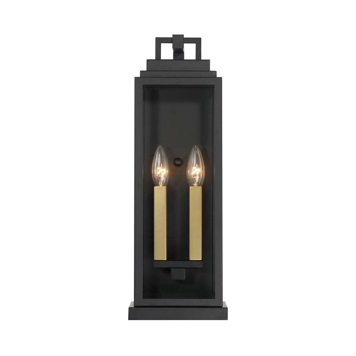 Easton Outdoor Wall Light, Medium 19" Black