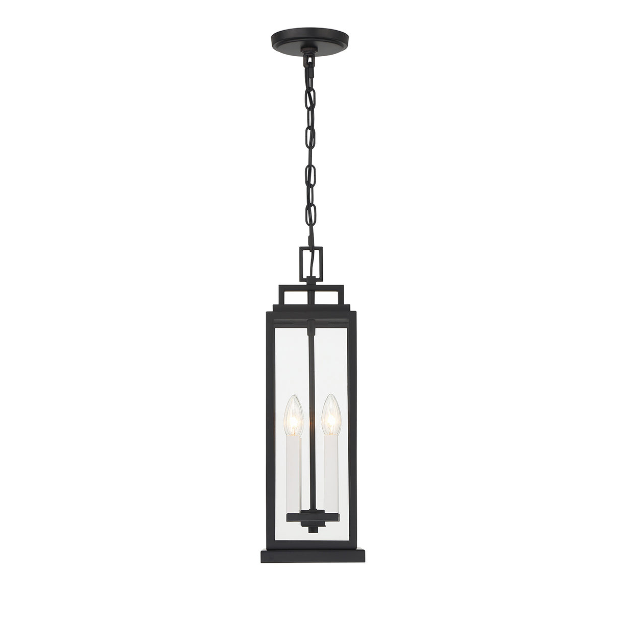 Easton Outdoor Hanging Light, Black